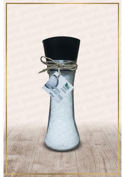 Bakbu Değirmenli Beyaz Himalaya Tuzu 200 gr