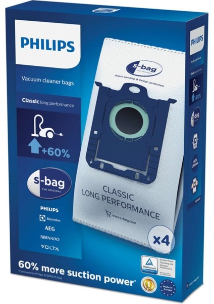 Philips Uyumlu Fc 8727 Performer Expert S-Bag Toz Torbası