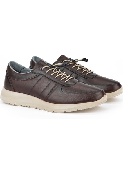 Ziya, Erkek Hakiki Deri Sneaker 1311013 S08 Kahve fiyatları