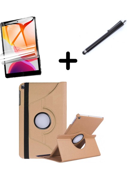 SamSamsung Galaxy Tab A 8.0 T290 T295 T297 Kılıf Dönen Tablet Kilifi Ekran Koruyucu+Kalem
