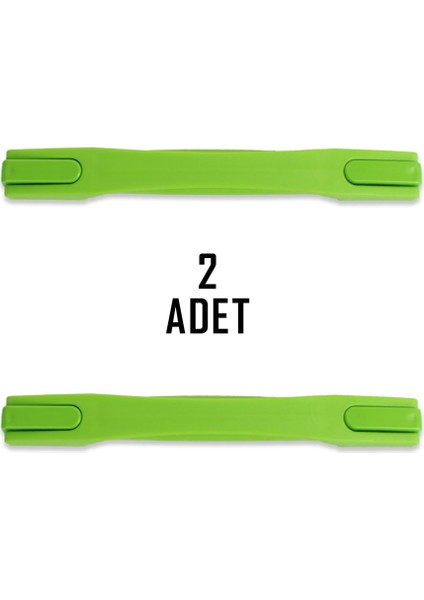 Valiz Kulbu Valiz Tutacağı Kids Kulp 2 Adet Yeşil