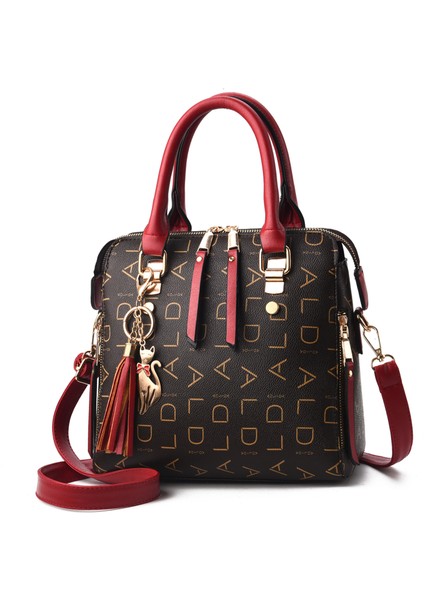 2023 Yeni Moda Trendi Yüksek Kaliteli Doku Büyük Kapasiteli Çanta Bayanlar Çanta Basit Omuz Askılı Çanta (Yurt Dışından)