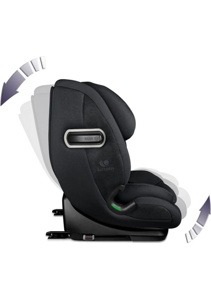 Olymp I-Size Softness Isofix 9-36 kg Oto Koltuğu Siyah