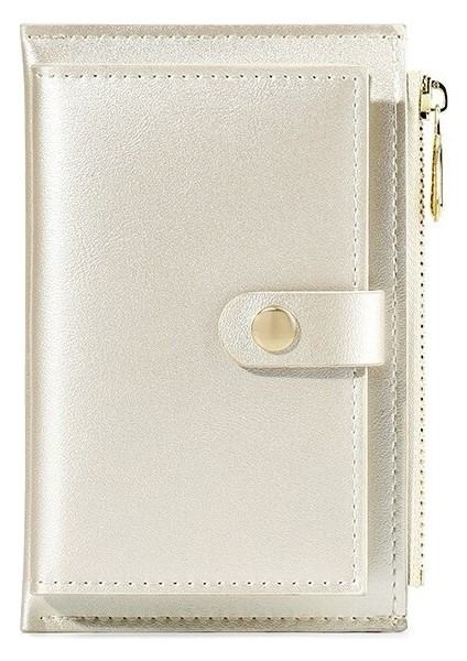 Korean Version Of The New Pu Zipper Pearl Laser Coin Purse Female Multi-Card Position Creative Card Case (Yurt Dışından)
