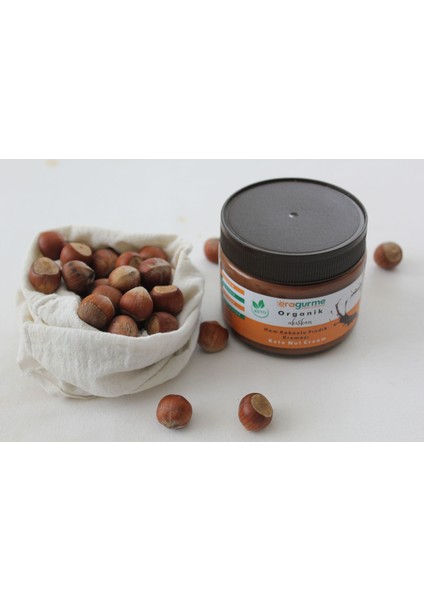 Organik Ham Kakaolu Akışkan (Smooth) Ketojenik Fındık Kreması 260 gr