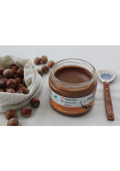 Organik Ham Kakaolu Akışkan (Smooth) Ketojenik Fındık Kreması 260 gr