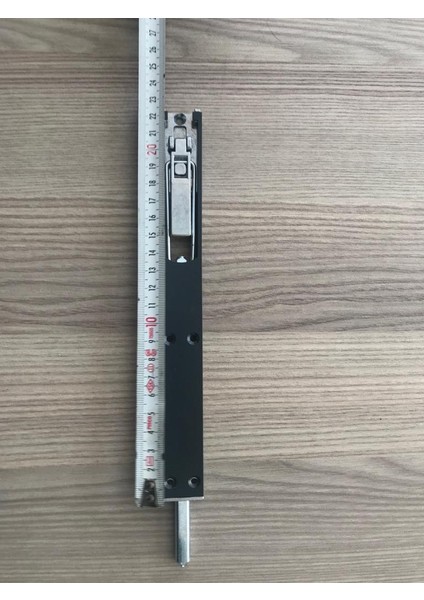 Alüminyum Aldoks Merpo Sürgü Antrasit (Savio) Uzunluğu 21,5 cm Genişlik 2,2 cm Kalınlık 1 cm