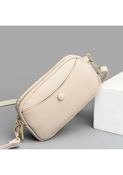 Yaz Yeni Cep Telefonu Çantası Bayanlar Yumuşak Deri Tek Omuz Messenger Mini Küçük Çanta (Yurt Dışından)