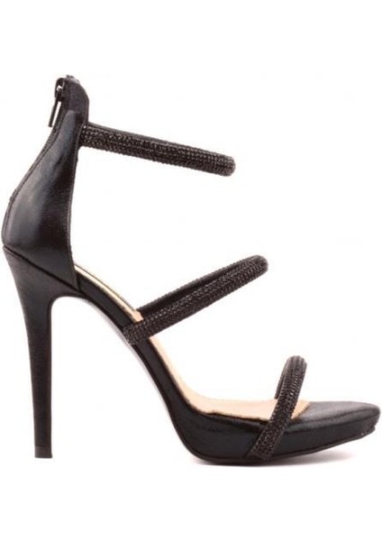 Taşlı Kadın Topuklu Ayakkabı