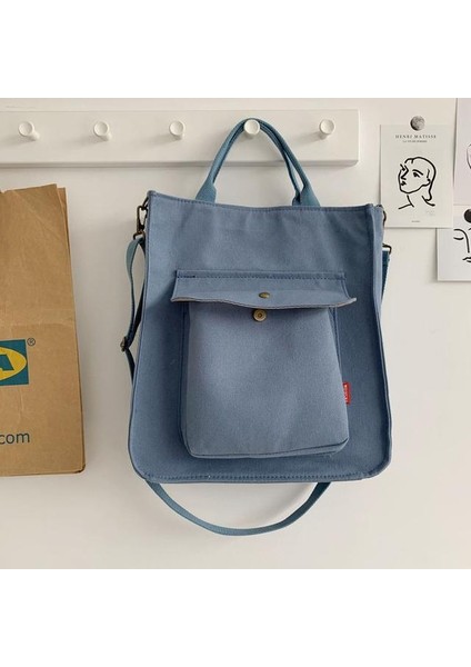 Kadife Omuz Çantası Bayanlar Retro Alışveriş Çantası Fermuar Kızlar Okul Çanta Çanta Gündelik El Çantası (Yurt Dışından)