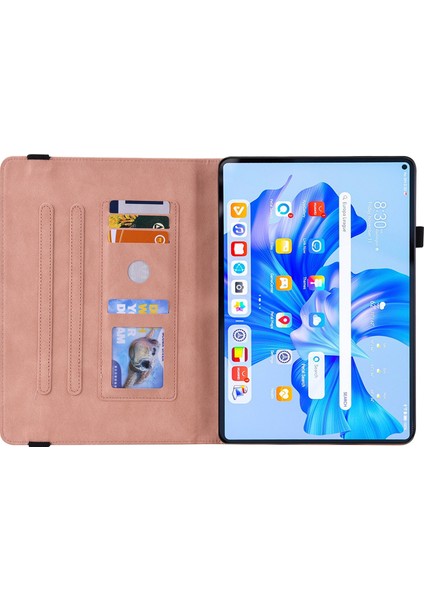 Huawei Matepad Pro 11 2022 Gül Altın Için Çiçek Pu Kılıfı (Yurt Dışından) modelleri