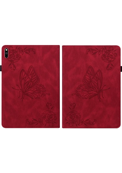 Huawei Matepad Pro 10.8 2021 Kırmızı Için Tablet Kılıfı (Yurt Dışından)