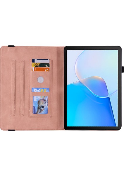 Huawei Matepad Se Gül Altın Için Çiçek Pu Kılıfı (Yurt Dışından) modelleri