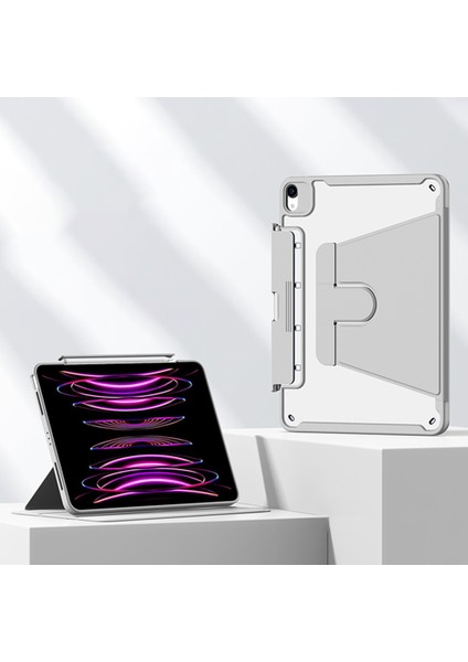Huawei Matepad Pro 12.6 Gri Için Deri Tablet Kılıfı (Yurt Dışından)