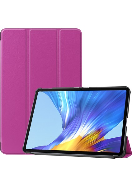 Huawei Honor V6 Mor Için Caster Desen Pu Kılıfı (Yurt Dışından)