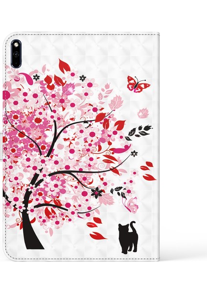 Huawei Matepad Için Deri Tablet Kılıfı 10.4 Beyaz Pembe (Yurt Dışından) modelleri