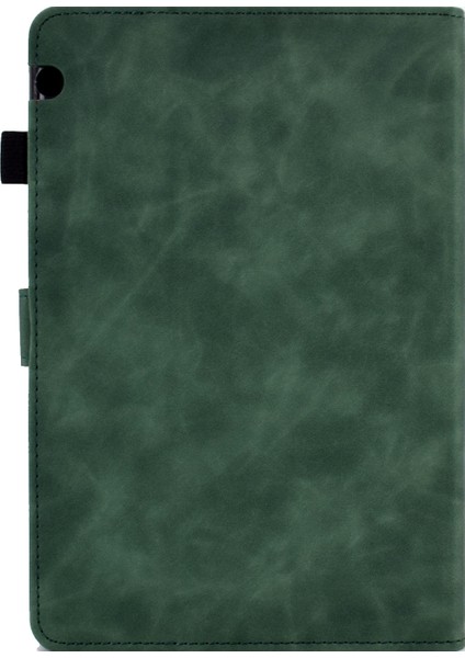 Huawei Mediapad T5 Green Için Kule Kabartmalı Kılıf (Yurt Dışından) modelleri