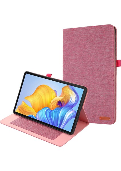 Honor Pad V8 Pro Pembe Için Kumaş Deri Tablet Çanta (Yurt Dışından)