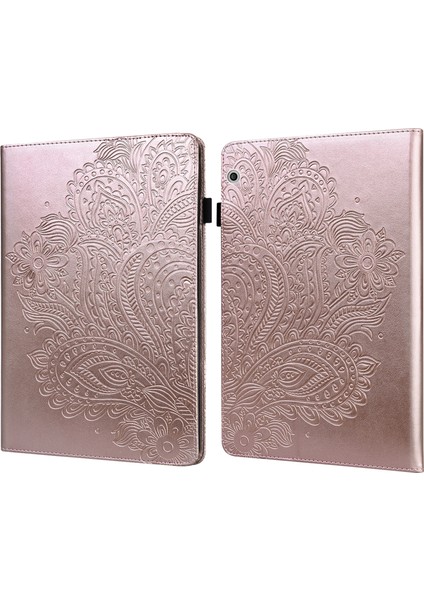 Huawei Mediapad T3 Için Peacock Tablet Kılıfı 10 Gül Altın (Yurt Dışından) modelleri