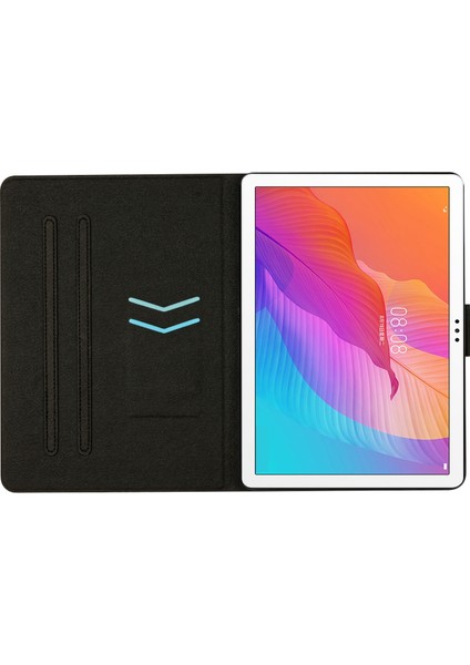 Huawei Matepad T10S Turuncu Için Deri Tablet Kılıfı (Yurt Dışından)