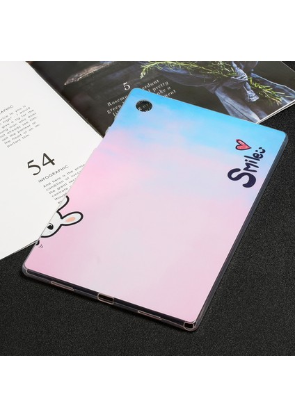 Huawei Için Tpu Kılıfı Tablet 2/matepad T 10S/MATEPAD Se Pembe Açık Mavi (Yurt Dışından)