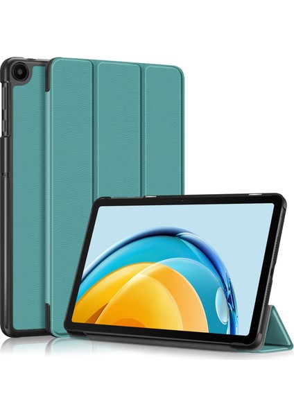 Huawei Matepad Se Için Deri Tablet Kılıfı 10.4 2022 Koyu Yeşil (Yurt Dışından)