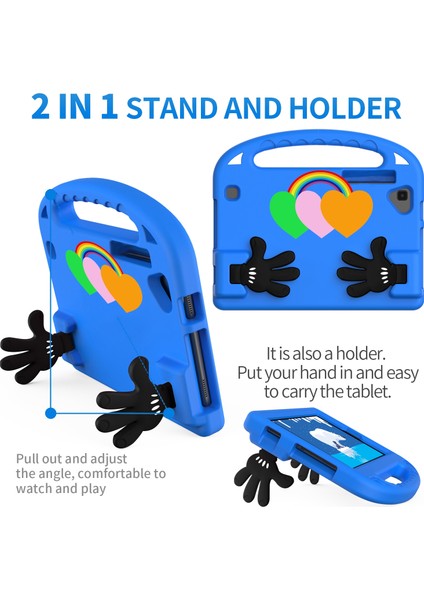 Huawei Matepad T8 Açık Mavi Için Palm Tutucu Tablet Kılıfı (Yurt Dışından) fiyatları