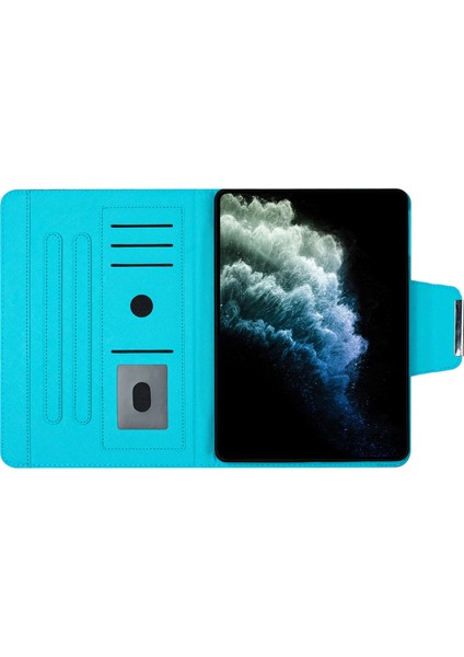 Huawei Matepad T10 / T 10S Pembe Için Deri Tablet Kılıfı (Yurt Dışından)