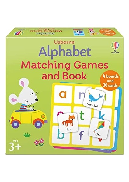Alphabet Matching Games And Book
