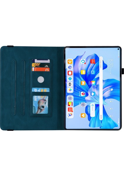 Huawei Matepad Pro 11 2022 Açık Mavi Için Çiçek Pu Kılıfı (Yurt Dışından) modelleri