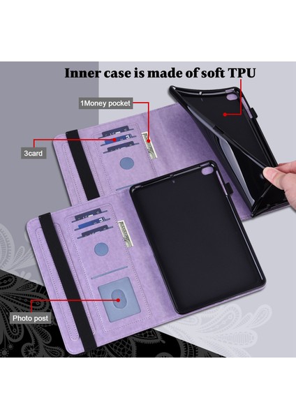 Huawei Mediapad T5 Case Mor Için (Yurt Dışından)