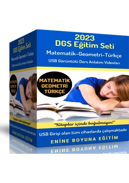 Enine Boyuna Eğitim 2025 DGS Eğitim Seti (110 Saat Anlatım)