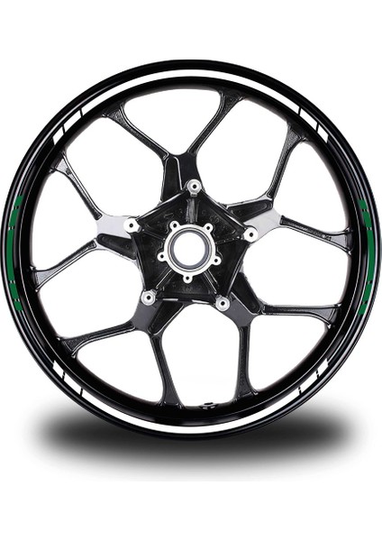 Yazısız Uzun Dış Şerit 8'li Çift Renk Sticker Modeli