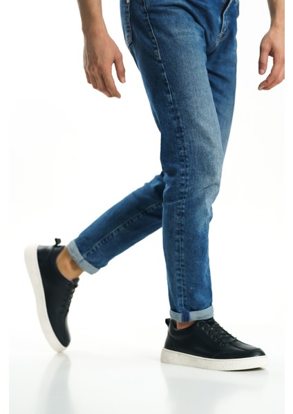 Mubaino 4500-SB Hakiki Deri Siyah/Beyaz Erkek Spor Ayakkabı & Sneaker fiyatları