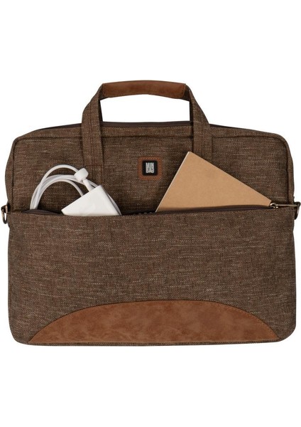 Bigjane 20" Laptop Çantası Kahverengi