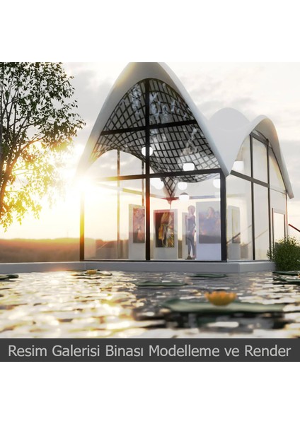 Blender Mimari Dış Mekan ve Animasyon Video Ders Eğitim Seti