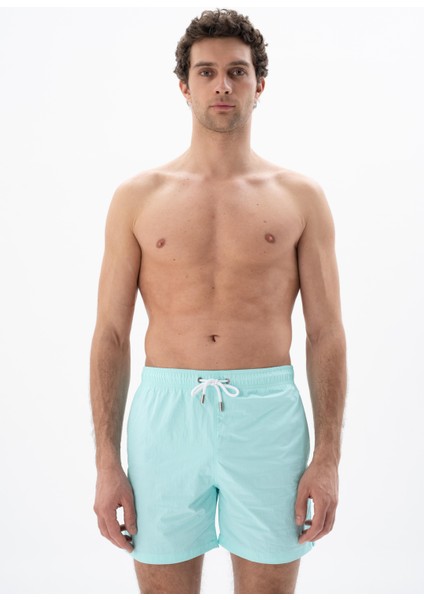Erkek Regular Fit Basic Mayo Deniz Şortu Y25525277901