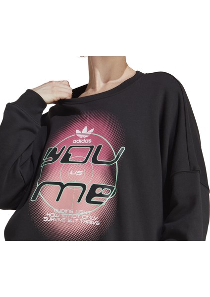 Always Sweat Shirt Kadın Günlük Sweatshirts IC1521 Siyah fırsatları