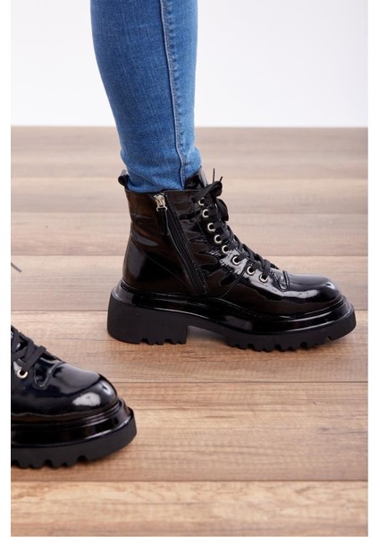 Hakiki Deri Fermuarlı Kadın Bot modelleri