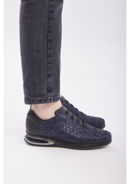 Callaghan Lastik Bağcıklı Desenli Erkek Spor Ayakkabı