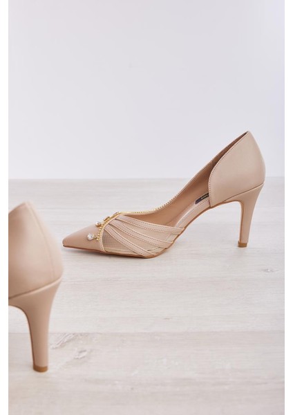 El Yapımı Özel Tasarım Taşlı Kadın Stiletto fırsatları