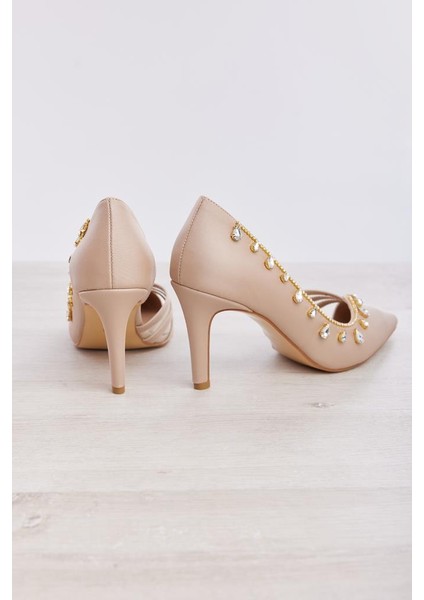 El Yapımı Özel Tasarım Taşlı Kadın Stiletto indirimleri