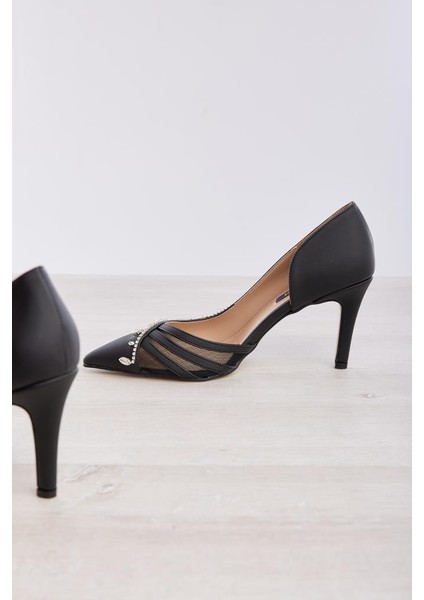 El Yapımı Özel Tasarım Taşlı Kadın Stiletto fırsatları