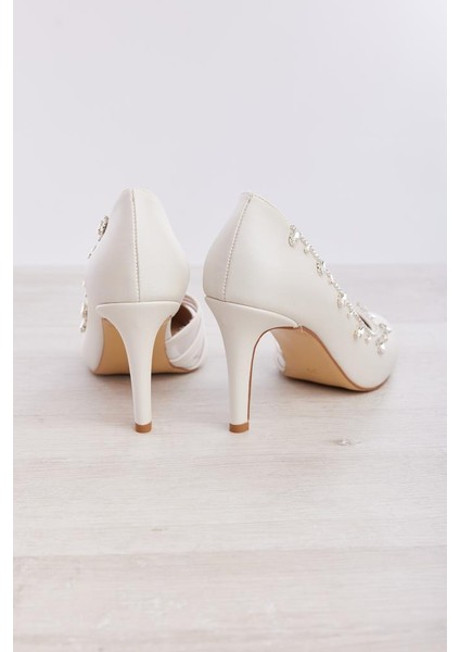 El Yapımı Özel Tasarım Taşlı Kadın Stiletto fırsatları
