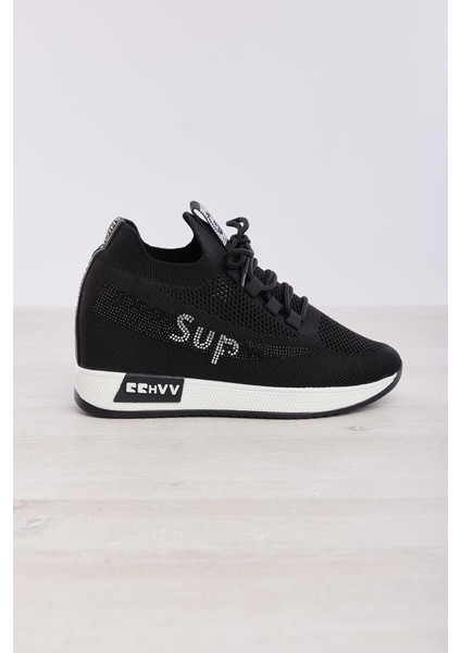 Bağcık Aksesuarlı Gizli Topuk Kadın Sneaker