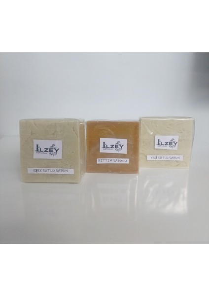 Bıttım, Eşek Sütü , Keçi Sütü Sabunu ; 3 Lü Doğal Sabun Seti