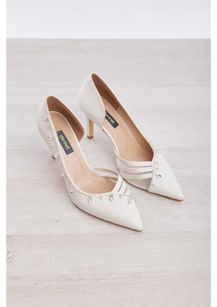 El Yapımı Özel Tasarım Taşlı Kadın Stiletto fiyatları