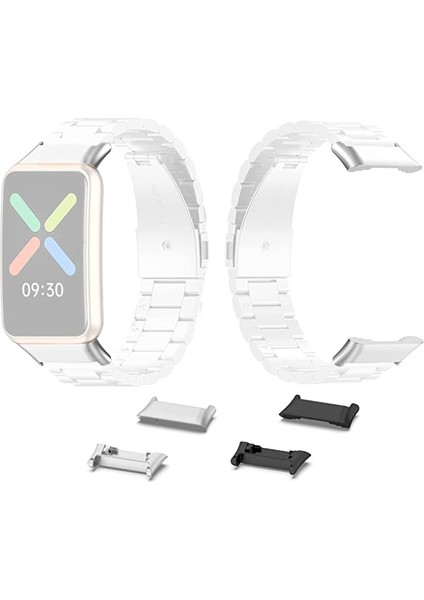 Oppo Watch Free 18 mm Çevirici Metal Kordon Kayış Adaptörü Set - AL3145
