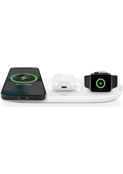 Smartcharger Air+ Iphone+Apple Watch+Airpods Kablosuz Hızlı Şarj Aleti ve Pd 20W Seyahat Şarj Aleti - 2KS21