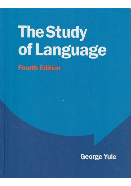 The Study Of Language Paperback Fourth Edition